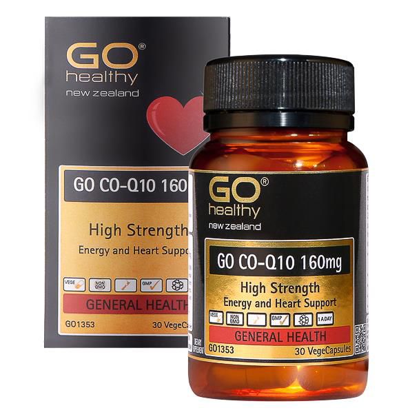 Bổ Tim GO Co-Q10 160mg - Giảm Nguy Cơ Tai Biến Tim Mạch - 60 viên - Hàng  xách tay NZ