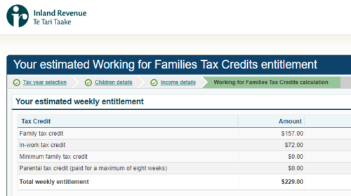 Đăng ký xin trợ cấp nuôi con (working for Family tax credit)